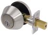 entry door deadbolts valterra deadbolt lock for rvs - single cylinder stainless steel 1 inch throw