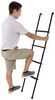 bunk ladders stromberg carlson rv ladder - aluminum black 66 inch tall