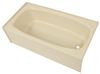 bathtub tubs better bath rv - right hand drain 54 inch long x 26-3/4 wide almond