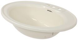 Better Bath RV Bathroom Sink - 19-3/4" Long x 16-3/4" Wide - Parchment - LC209358