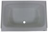 bathtub tubs better bath rv - front drain 36-1/8 inch long x 24 wide white