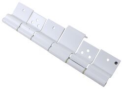 Replacement Controlled Motion Hinge for RV Entry Door - 6 Leaf - White - LC22NJ