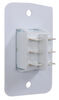 wall mount fixed lippert rv motorized tv lift w/ remote control - 100 lb capacity aluminum