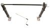 fifth wheel camper landing gear sidewind jack lippert manual set with handle - weld on 37 inch lift 6 000 lbs