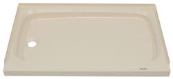 Better Bath RV Shower Pan - Left Hand Drain - 36-1/8" Long x 24" Wide - Parchment - LC342922