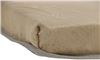 bunk mattress single sided teddy bear rv bed - 74 inch long x 28 wide 2-1/2 tall tan