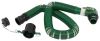 drain hoses lippert waste master rv sewer hose w/ leakproof camlock and 90-degree nozzle - 20' long