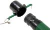 drain hoses lippert waste master rv sewer hose w/ leakproof camlock and 90-degree nozzle - 20' long