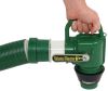 drain hoses lippert waste master rv sewer hose w/ leakproof camlock and 90-degree nozzle - 20' long