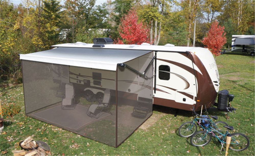 Solera Screen Room for 11' Wide RV Awnings - Tan Mesh - LC362214