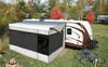 family room fully enclosed solera for 13' wide rv awnings - gray