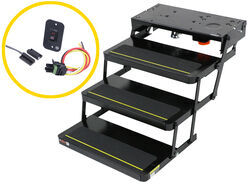 Kwikee Electric RV Step Complete Assembly - Triple - 25 Series - 24" Wide