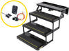 motorhome no ground contact kwikee electric rv step complete assembly - triple 23 series 24 inch wide