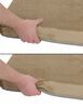 bunk mattress foam teddy bear rv bed - 74 inch long x 28 wide 3 tall tan