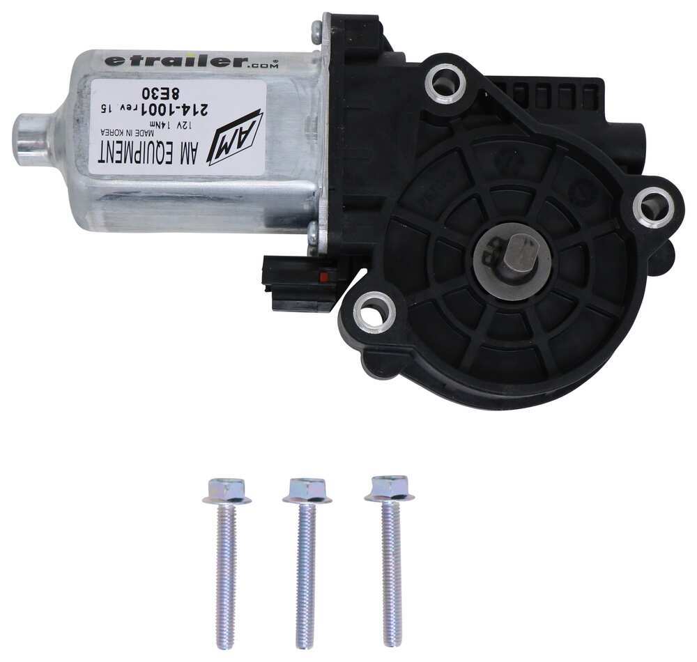 Replace 1101428 2 Years Warranty Includes 3 Screws and 2 Zip Ties 676061 RV Stair Entry Step Motor Replacement Compatible with Kwikee Step Motor and Lippert Motor Components 214-1001 