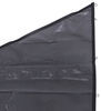 rv awnings solera awning shade screen - side panel 10' tall black mesh