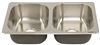kitchen sink 27 x 16 inch better bath rv - double bowl 27-1/8 long 16-1/8 wide stainless steel