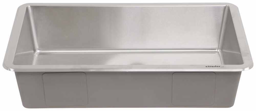 Better Bath Rv Kitchen Sink Single Bowl 25 Long X 15 Wide Stainless Steel Lippert Rv 7485