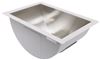 Better Bath Single Bowl RV Kitchen Sink - 14" Long x 10" Wide - Stainless Steel