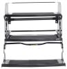 towable camper 3 steps lippert manual pull-out step for rvs - triple 9 inch drop 25-1/2 wide steel 300 lbs