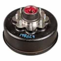 Lippert Hub and Drum Assembly - 8,000-lb Axles - 12-1/4" Diameter - 8 on 6-1/2 - Pre-Greased - LC57DX