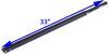 rv awnings arms replacement pitch arm for solera xl flat w/ 63" long support - black qty 1
