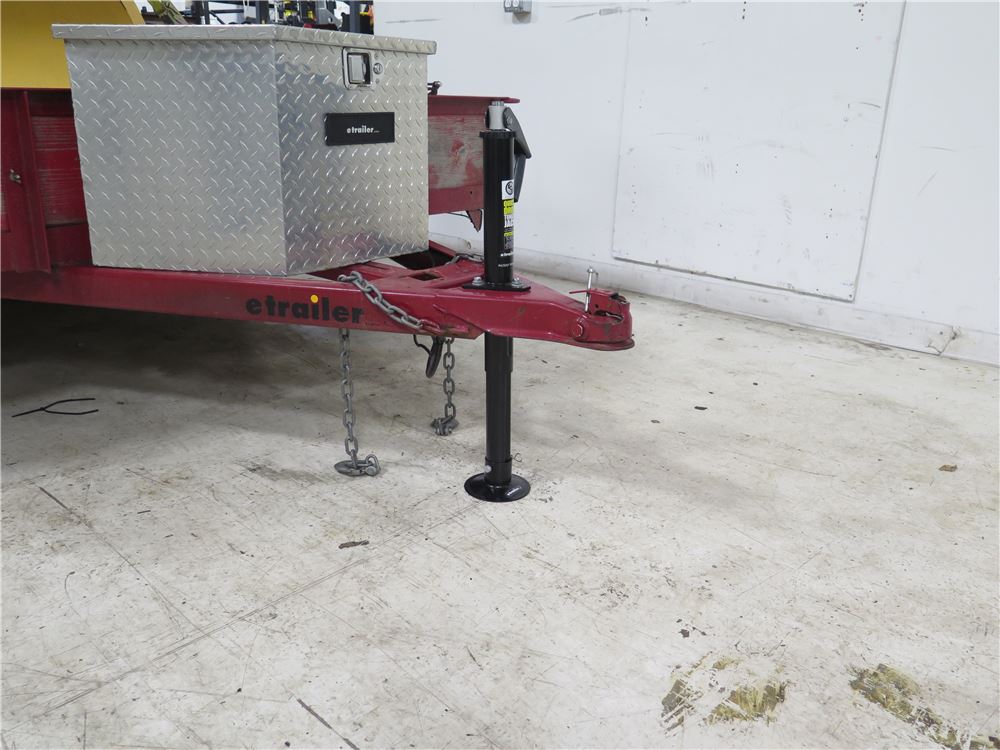 Lippert Quick Drop Tongue Jack Topwind w/ Drive Nut 14" Lift 2K