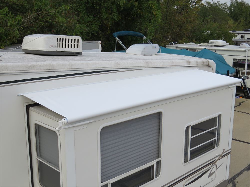 travel trailer slide out awning