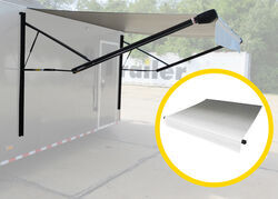 Solera XL 12V Power RV Awning - 20' Wide - 9'8" Projection - Black Fade - LCV000334969-362243