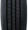 tire with wheel 8 on 6-1/2 inch cooper work series 215/75r17.5 radial w/ 17-1/2 - lr h black
