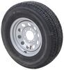 tire with wheel 6 on 5-1/2 inch goodyear endurance st225/75r15 radial w/ 15 silver modular - lr e
