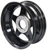 wheel only aluminum margay trailer - 14 inch x 5 on 4-1/2 glossy black