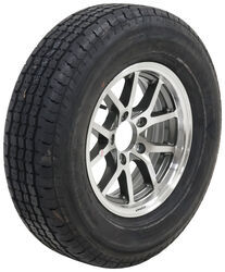 Westlake ST205/75R14 Radial Tire w 14" Condor Aluminum Wheel - 5 on 4-1/2 - LR D - Gunmetal - LH37VR