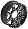 Aluminum Liger Trailer Wheel - 16" x 6" Rim - 8 on 6-1/2 - Black