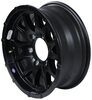 wheel only 15 inch aluminum eagle trailer - x 6 rim on 5-1/2 matte black