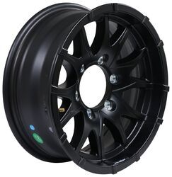 Aluminum Eagle Trailer Wheel - 15" x 6" Rim - 6 on 5-1/2 - Matte Black - LH47VR