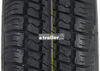 tire with wheel 5 on 4-1/2 inch castle rock st205/75r14 radial w/ 14 margay aluminum - lr c black