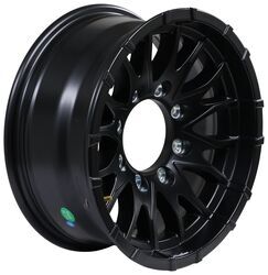 Aluminum Eagle Trailer Wheel - 16" x 7" Rim - 8 on 6-1/2 - Matte Black - LH77VR