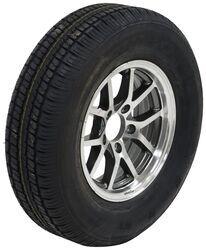 Castle Rock ST205/75R14 Radial Tire w/ 14" Condor Aluminum Wheel - 5 on 4-1/2 - LR C - Gunmetal - LH84VR
