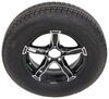 tire with wheel 15 inch castle rock st205/75r15 radial w/ liger aluminum - 5 on 4-1/2 lr c black