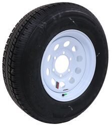 Castle Rock ST225/75R15 Radial Trailer Tire w/ 15" White Mod Wheel - 6 on 5-1/2 - Load Range D
