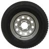 tire with wheel 15 inch castle rock st225/75r15 radial trailer w/ silver mod - 6 on 5-1/2 load range d