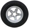 tire with wheel 15 inch castle rock st205/75r15 radial w/ lynx aluminum - 5 on 4-1/2 lr c silver