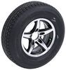 Castle Rock ST205/75R14 Radial Tire w/ 14" Bobcat Aluminum Wheel - 5 on 4-1/2 - LR C - Black