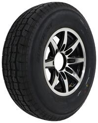 Westlake ST235/80R16 Radial Tire w 16" Bobcat Aluminum Wheel - 8 on 6-1/2 - LR E - Black - LHAWSO513B