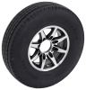 tire with wheel radial westlake st235/85r16 w 16 inch bobcat aluminum - 8 on 6-1/2 lr g black