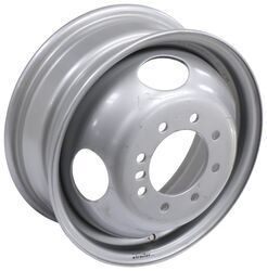 Lionshead Steel Dual Wheel - 16" x 6" - 8 on 6-1/2 - 4.77" Pilot - Silver - LHHA420