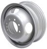 wheel only 16 inch lionshead steel dual - x 6 8 on 6-1/2 4.77 pilot silver