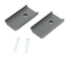 leg spacers roof rack spacer blocks for rhino-rack aero crossbars - 3/8 inch thick qty 2