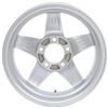 wheel only 5 on 4-1/2 inch aluminum lynx trailer - 15 x rim silver